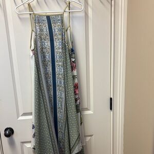 Silk dress spaghetti straps
